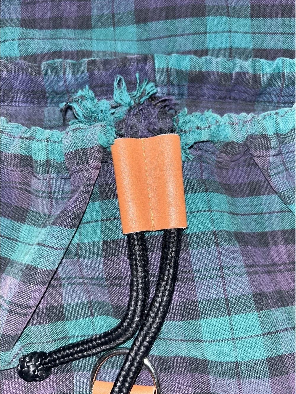 Disney University Plaid Backpack Vintage